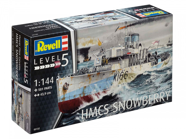 05132  флот  Flower Class Corvette HMCS Snowberry   (1:144)