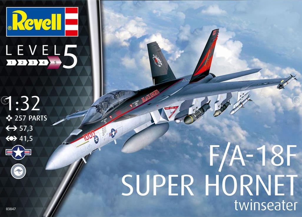 03847  авиация  F/A-18F Super Hornet  (1:32)