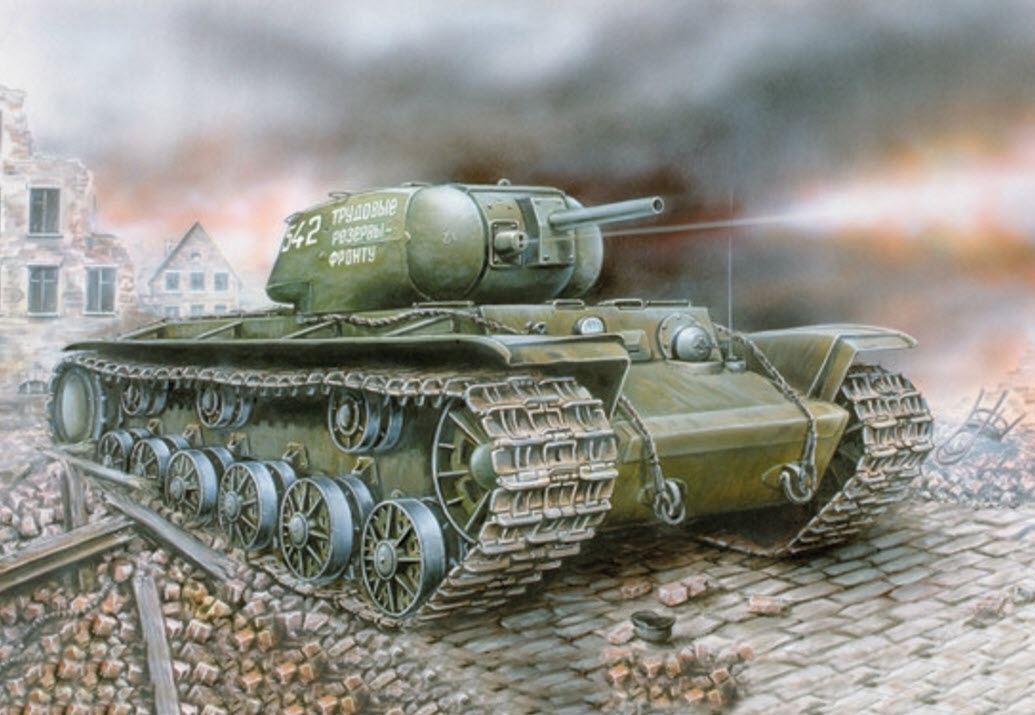 35101  техника и вооружение  КВ-8С (1:35)