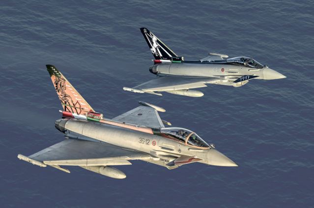 1406  авиация  EF-2000 100th Anniv."GRUPPI CACCIA"  (1:72)