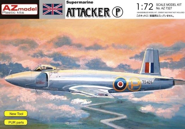 AZ7327  авиация  Supermarine Attacker Prototype  (1:72)