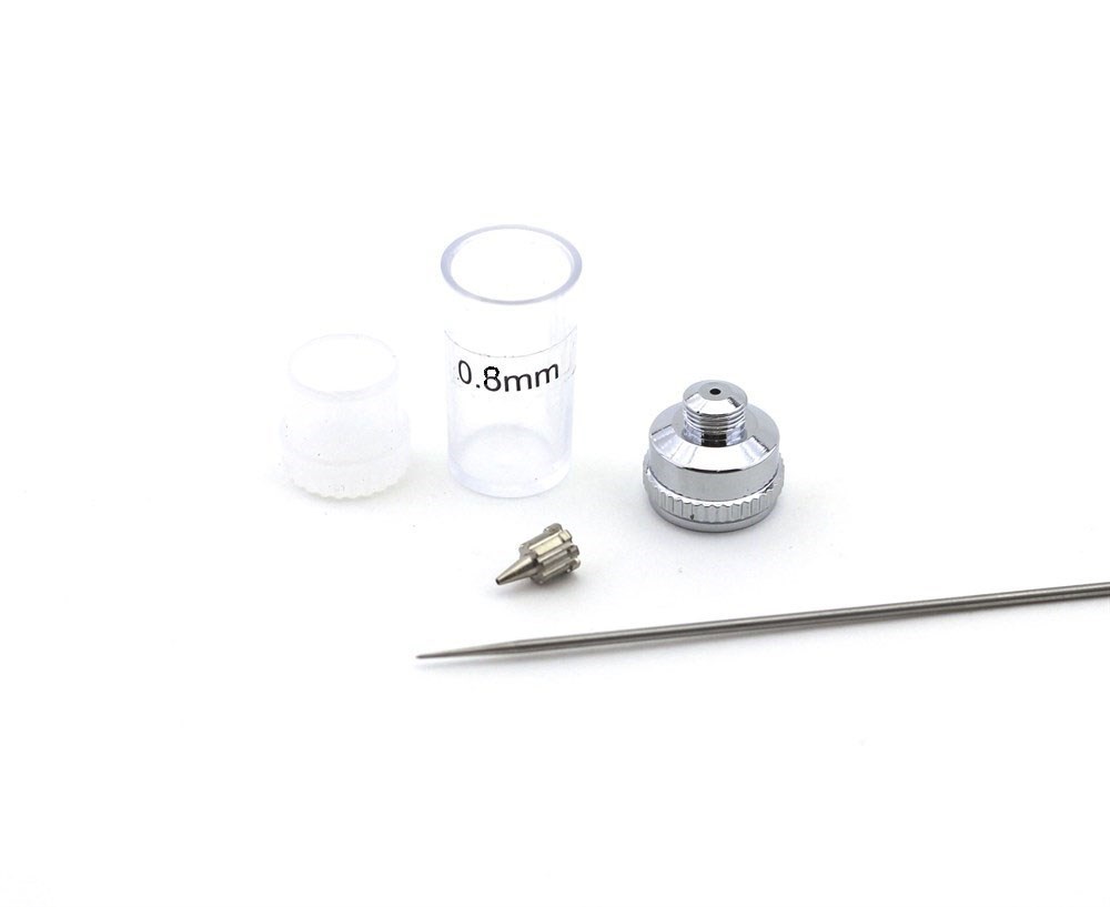 5548  аэрография  Набор для аэрографов 80-й серии 0,8 мм (игла высокопрочная, сопло, диффузор)