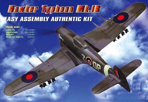 80232  авиация  Hawker Typhoon Mk.IB  (1:72)