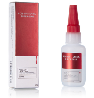 NG-01  клей  Цианоакрилатный клей без запотевания, 20 гр. Non-fogging Instant CA + 3 наконечника