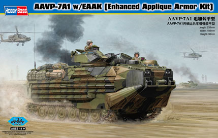 82414  техника и вооружение  AAVP-7A1 w/EAAK (Enhanced Applique Armor Kit)  (1:35)