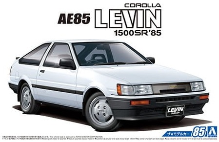 05968  автомобили и мотоциклы  Toyota Corolla Levin AE85 1500SR '85  (1:24)
