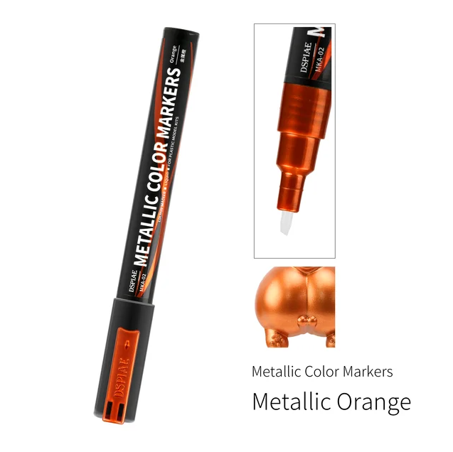 MKA-02  краска  Маркер Metallic Orange