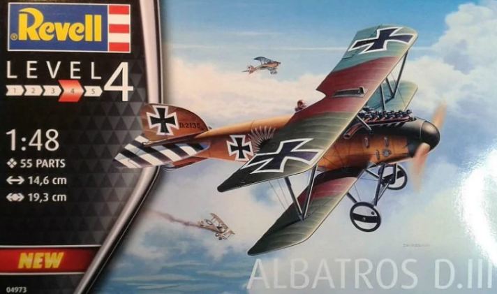 04973  авиация  Albatros D.III  (1:48)