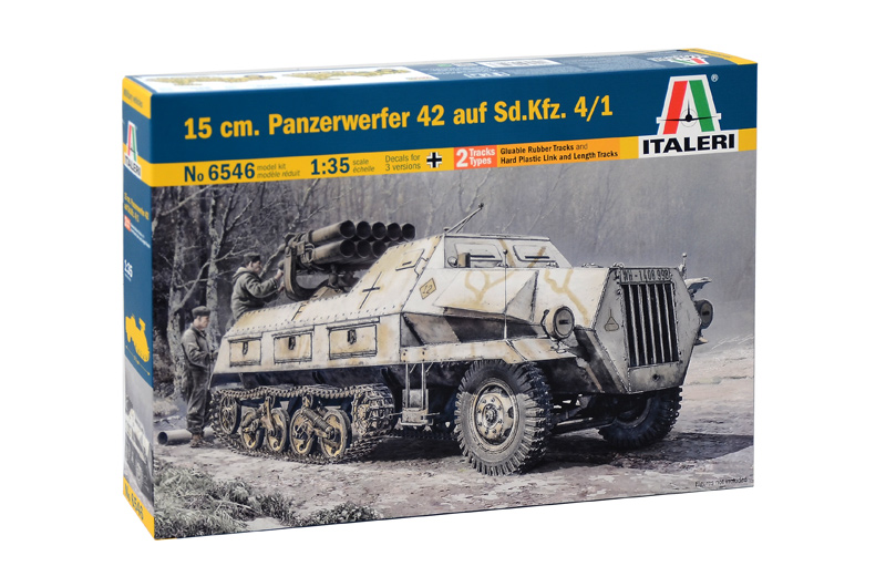 6546  техника и вооружение  15 cm. PANZERWERFER 42 AUF SD.KFZ. 4/1  (1:35)