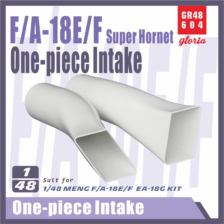 GR48604  дополнения из смолы  F/A-18E/F Super Hornet One-piece intake for Meng  (1:48)