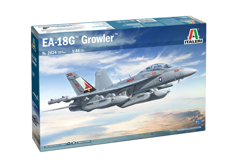 2824  авиация  EA-18G Growler  (1:48)