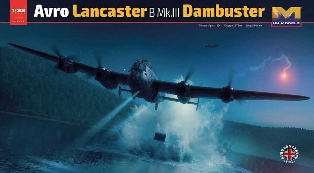 01F006  авиация  Avro Lancaster Dambuster  (1:48)