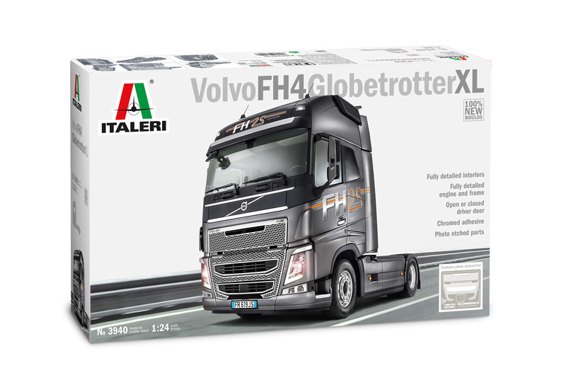 3940  автомобили и мотоциклы  VOLVO FH4 GLOBETROTTER XL  (1:24)