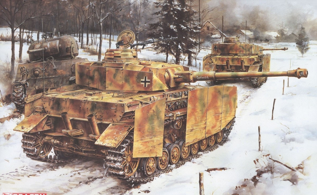 6556  техника и вооружение  Pz.Kpfw. IV Ausf. J Mid Production (August - September 1944)  (1:35)