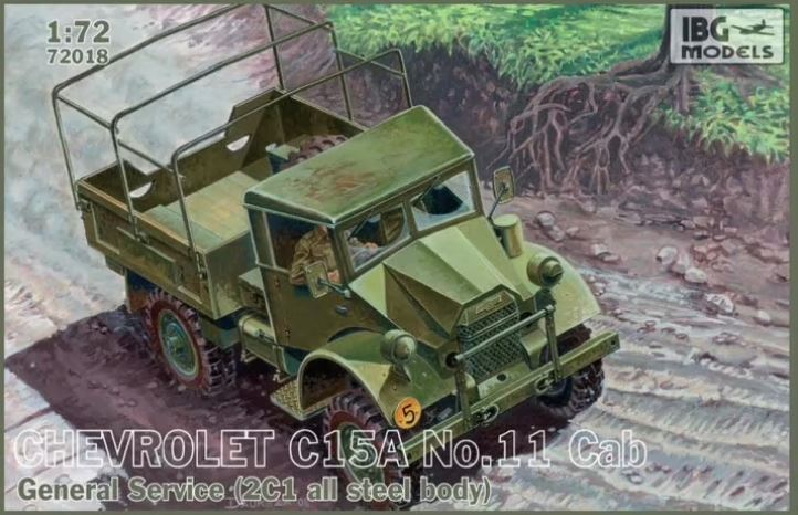 72018IBG  техника и вооружение  Chevrolet C15A No.11 Cab  (1:72)