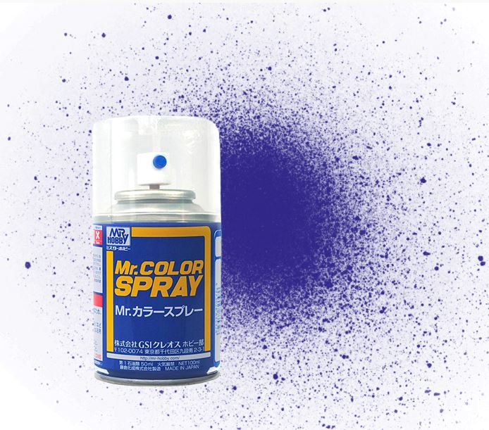 S 65  краска в баллончиках т.м. MR.HOBBY 100мл  BRIGHT BLUE