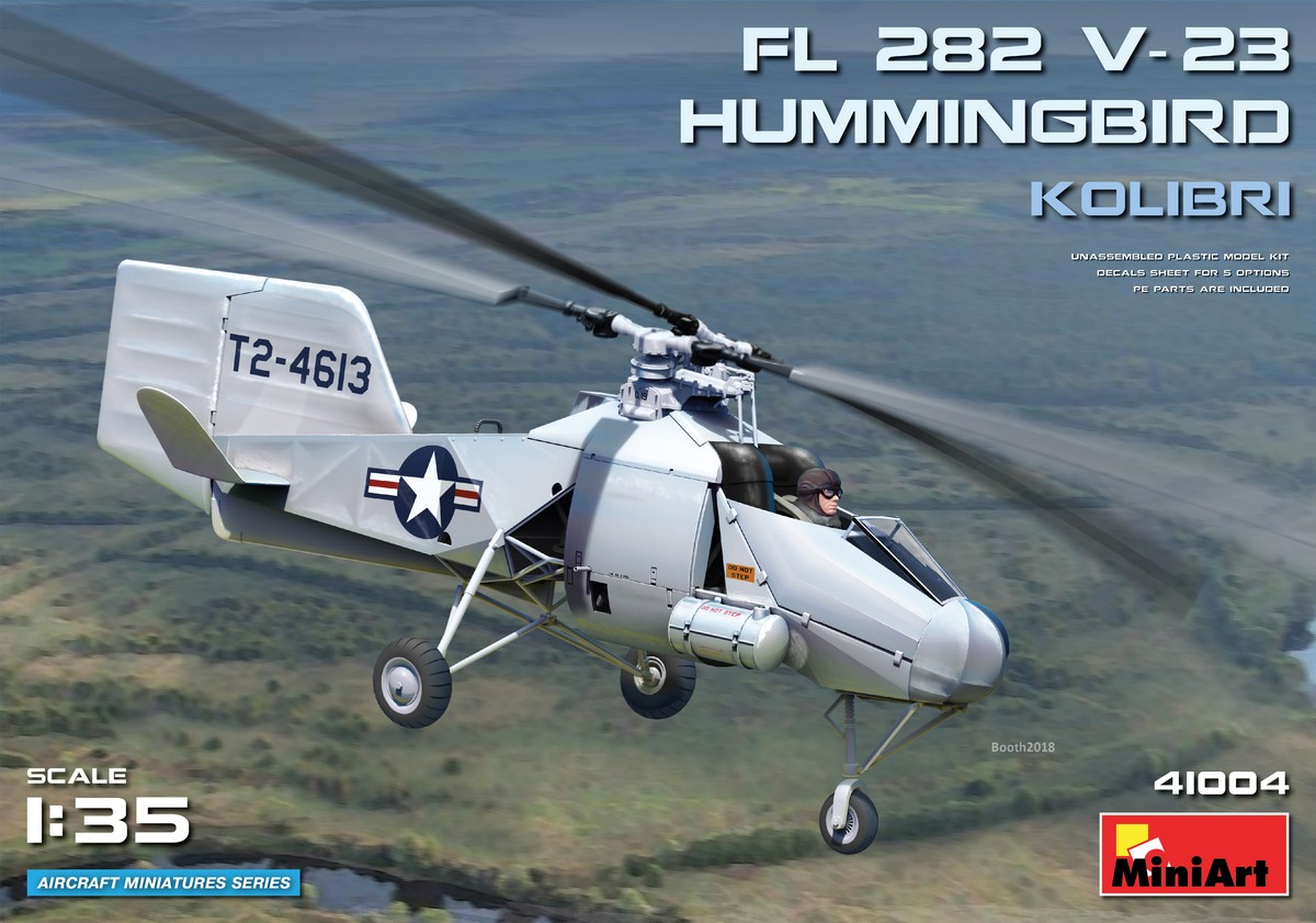 41004  авиация  Fl 282 V-23 HUMMINGBIRD (KOLIBRI)  (1:35)