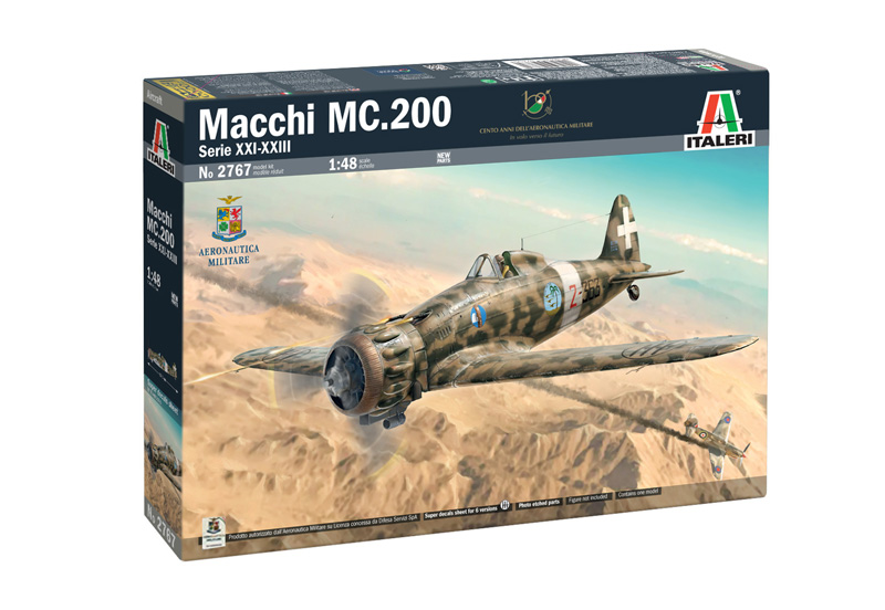 2767  авиация  Macchi C.200 Serie XXI-XXIII  (1:48)