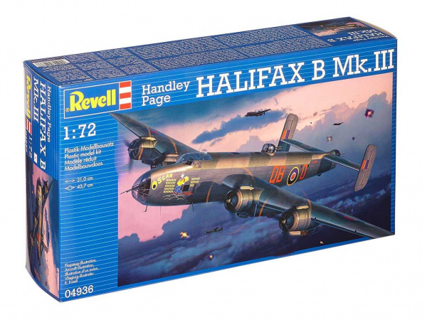 04936  авиация  Handley Page Halifax B Mk.III  (1:72)
