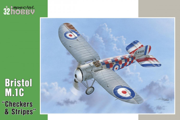 SH32060  авиация  Bristol M.1C "Checkers & Stripes"  (1:32)