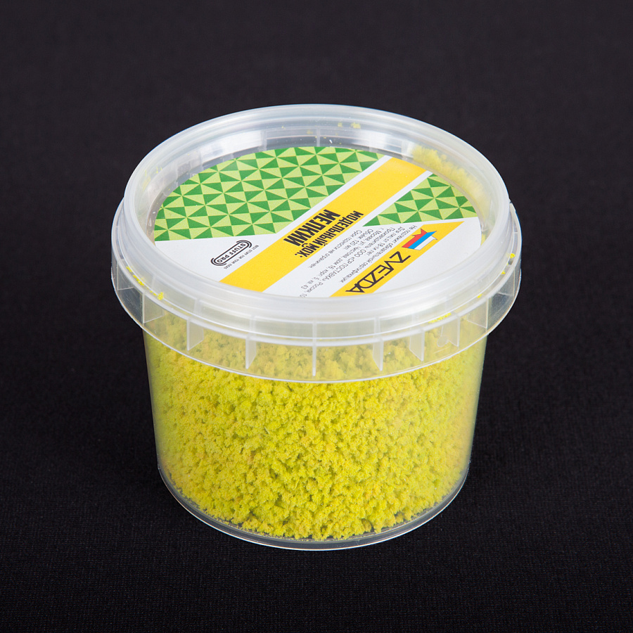 1199  материалы для диорам  Модельный мох мелкий STUFF PRO (Шартрез)