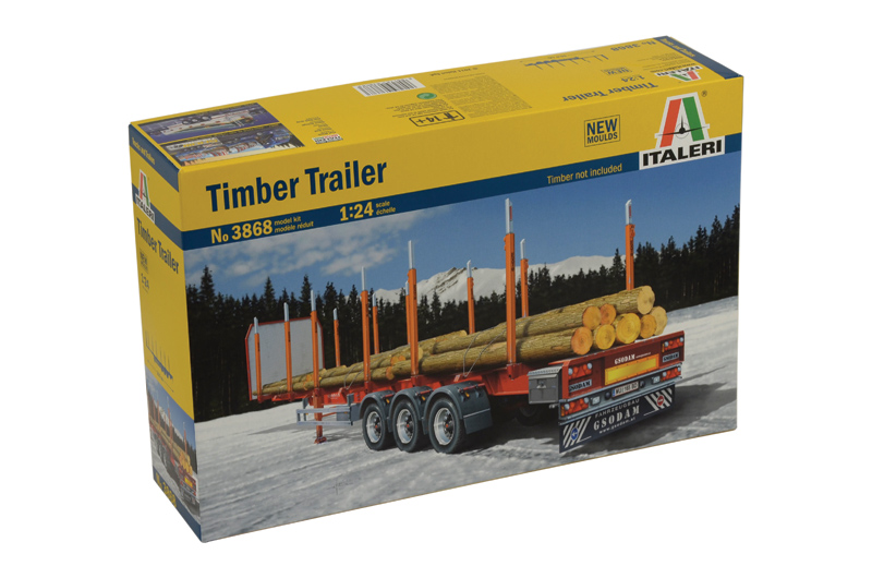 3868  автомобили и мотоциклы  TIMBER TRAILER  (1:24)