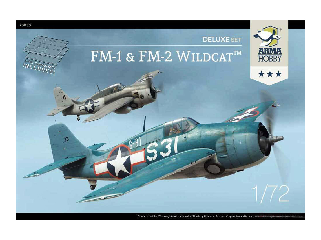 70050  авиация  FM-1 & FM-2 "Wildcat" Deluxe Set  (1:72)