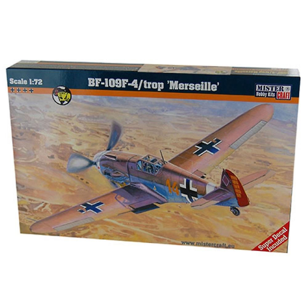 C-40  авиация  Bf-109F-4/trop 'Marseille'  (1:72)