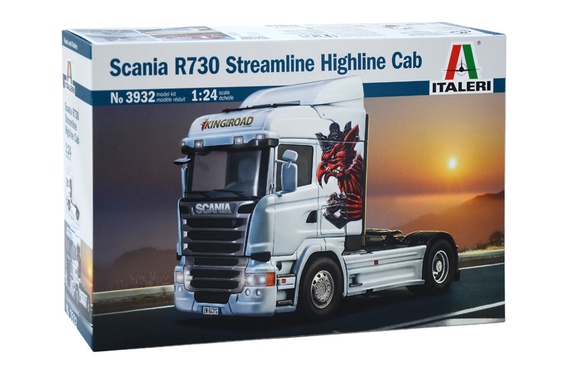 3932  автомобили и мотоциклы  SCANIA R730 STREAMLINE HIGHLINE CAB  (1:24)