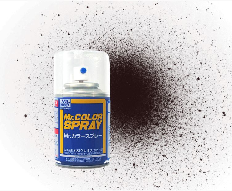 S  2  краска в баллончиках т.м. MR.HOBBY 100мл  BLACK