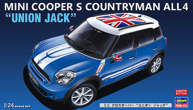 20253  автомобили и мотоциклы  MINI COOPER S COUNTRYMAN ALL4 "UNION JACK"  (1:24)