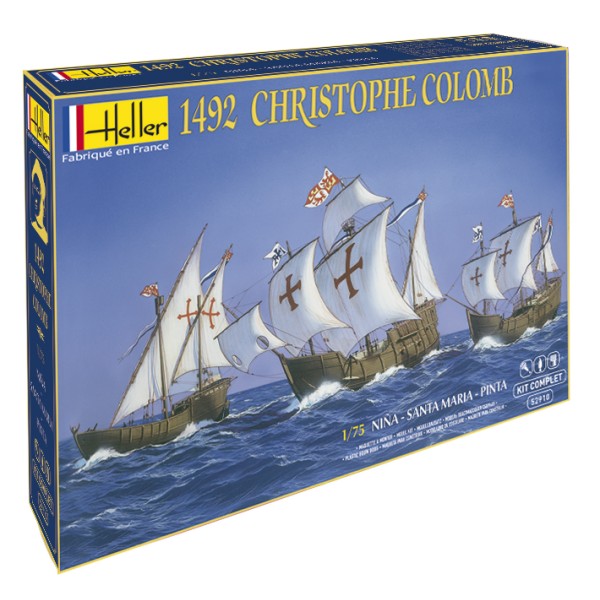 52910  флот  Christophe Colomb 1492 Nina - Santa Maria - Pinta (3 корабля)  (1:72)