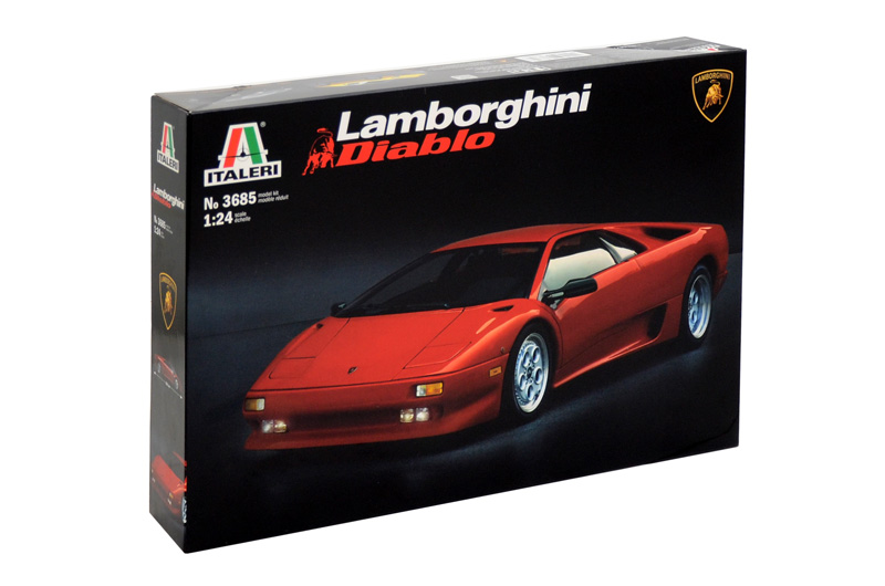 3685  автомобили и мотоциклы  LAMBORGHINI DIABLO  (1:24)
