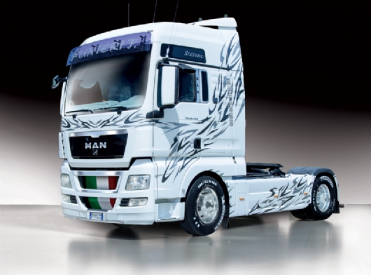 3877  автомобили и мотоциклы  MAN TGX XXL (1:24)