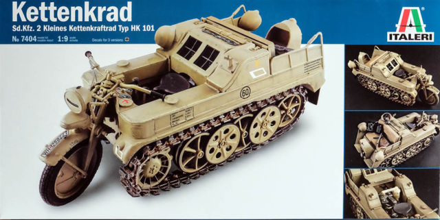 7404  техника и вооружение  Sd.Kfz.2 Kettenkrad  (1:9)