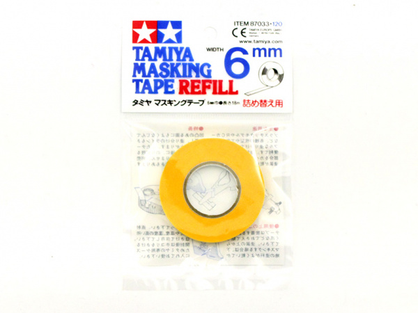 87033  инструменты для работы с краской  Маскировочная лента 6мм