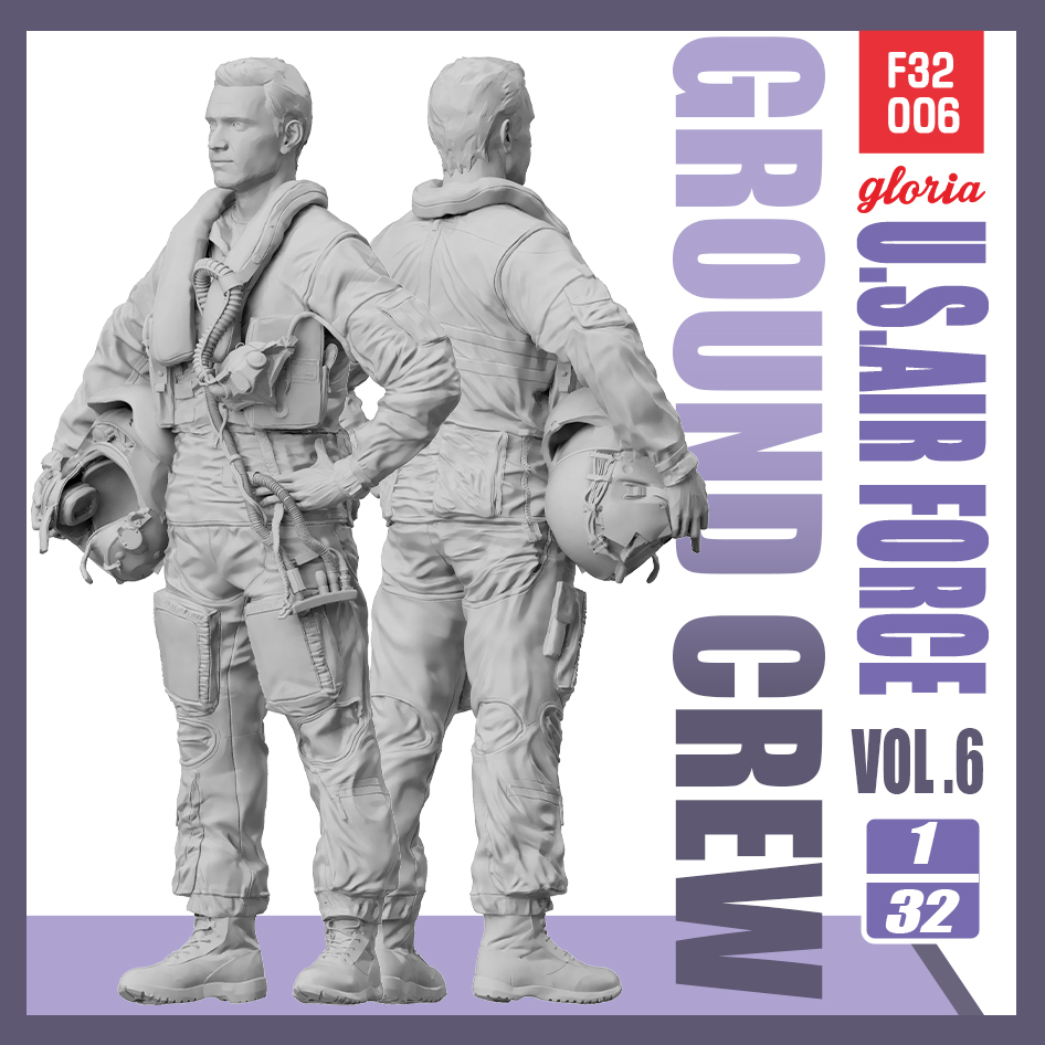 F32006  фигуры  USAF F-35A Pilot  (1:32)