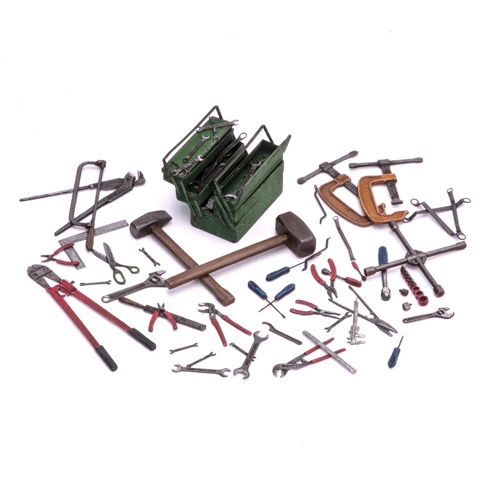 S-252  фототравление  Слесарные инструменты, размер L  (1:24)