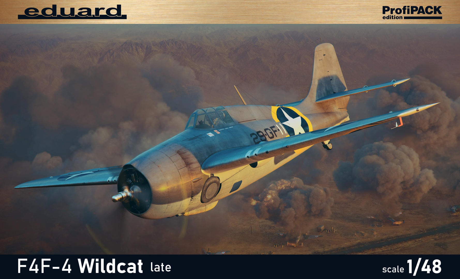 82203  авиация  F4F-4 Wildcat Late - ProfiPACK Edition  (1:48)