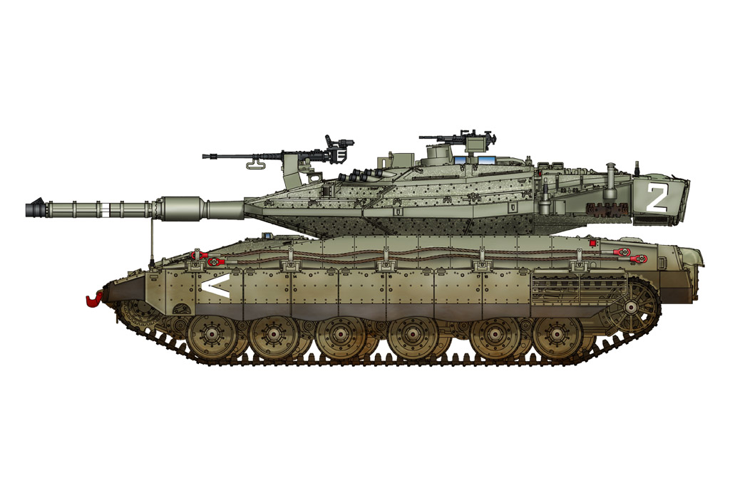 82915  техника и вооружение  IDF Merkava Mk.IV  (1:72)