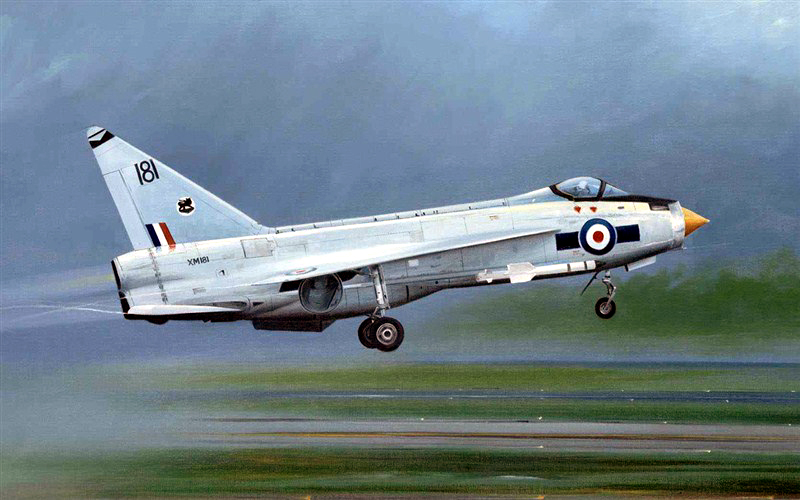 01634  авиация  BAC Lightning F.1A/F.2  (1:72)