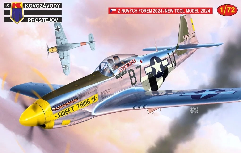 KPM0442  авиация  P-51D-5 Mustang "361st FG"  (1:72)