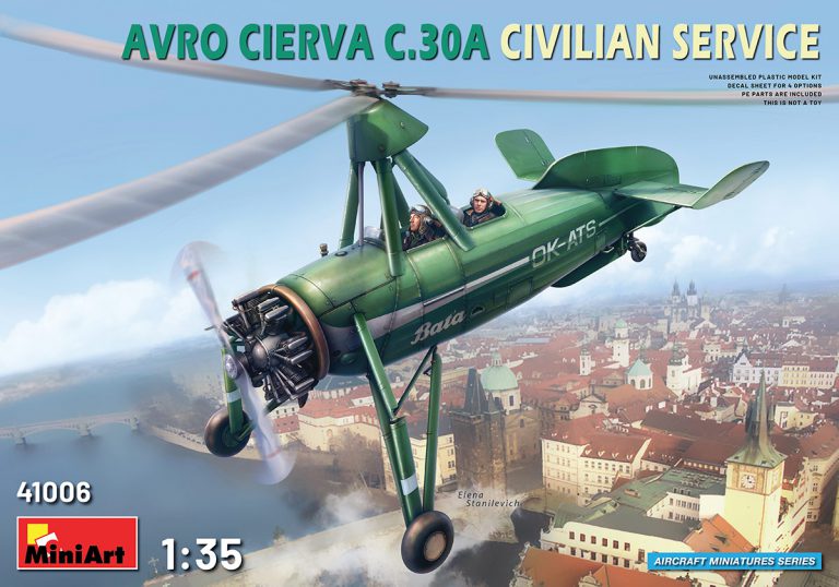 41006  авиация  AVRO CIERVA C.30A CIVILIAN SERVICE  (1:35)