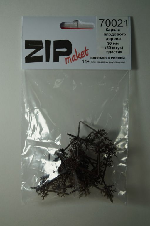 70021  дополнения из пластика  Каркас плодового дерева 30 мм (30 штук) пластик