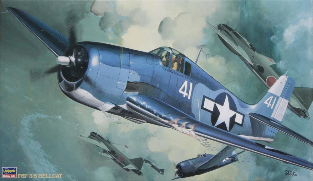 08057  авиация  F6F-3/5 HELLCAT  (1:32)