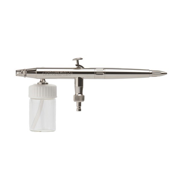 HS-126123  аэрография  аэрограф EVOLUTION SILVERLINE M nozzle 0.4mm, Tank 5ml, Tank 15ml.