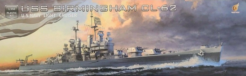 VF350921  флот  USS Birmingham CL-62  (1:350)