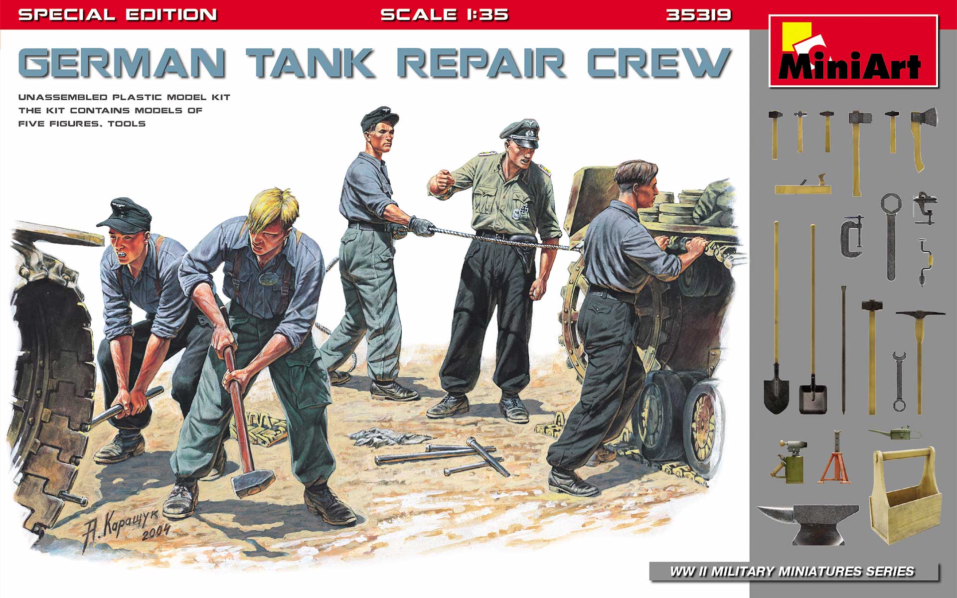 35319  фигуры  German Tank Repair Crew  (1:35)