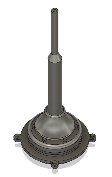 MM35300  дополнения из смолы  Антенный ввод Р-123 (4 шт)  (1:35)