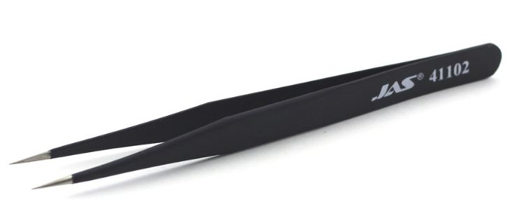 41102  ручной инструмент  Пинцет прямой, 135 мм